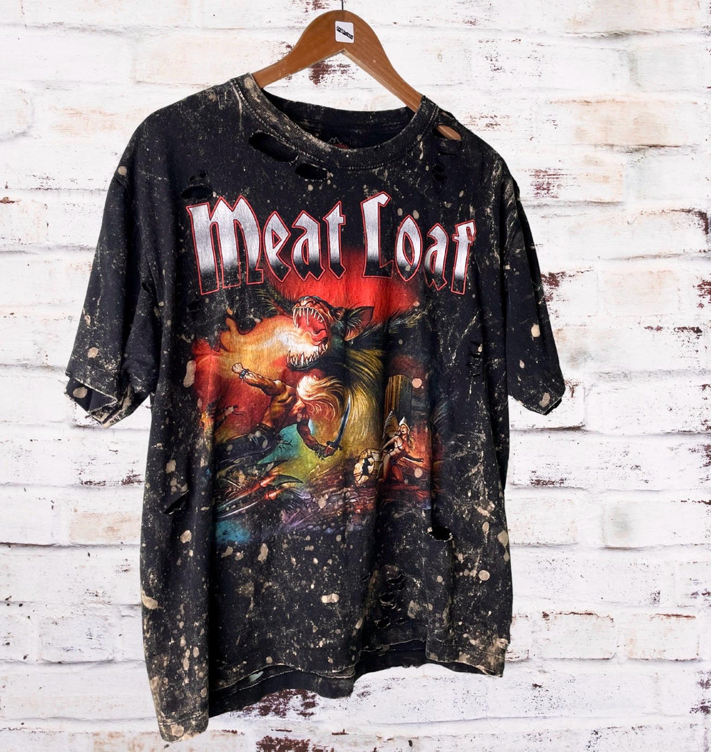 Meat Loaf Distressed Band Shirt