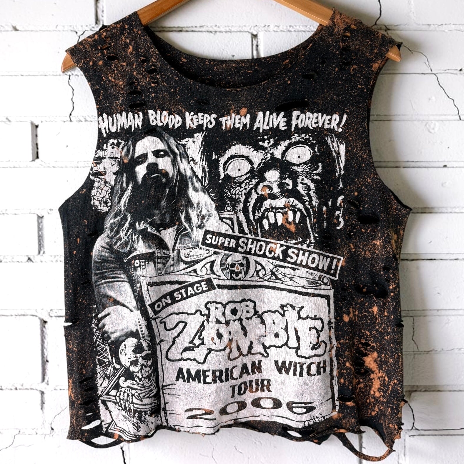 Rob Zombie American Witch Distressed Tee