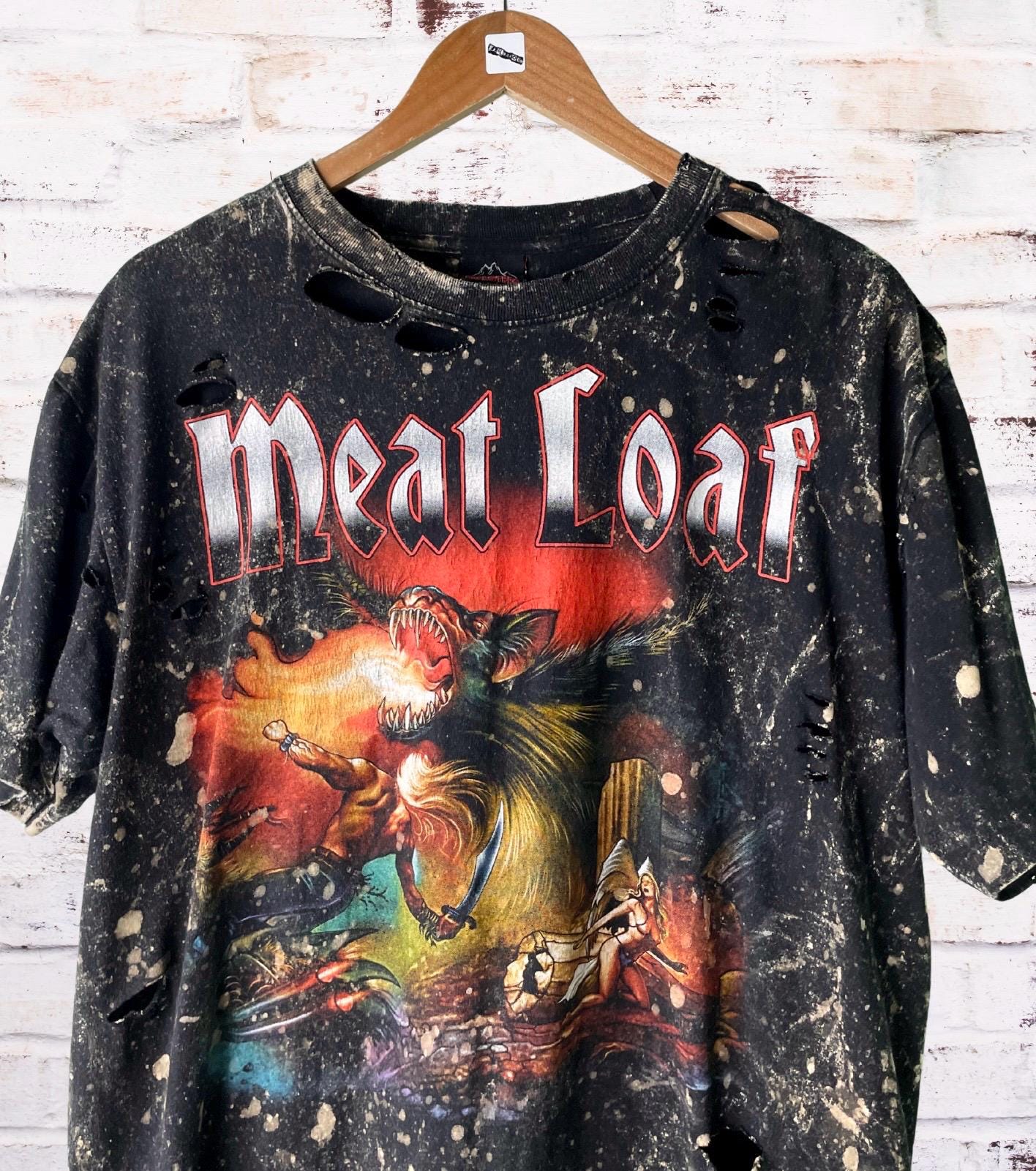 Meat Loaf Distressed Band Shirt
