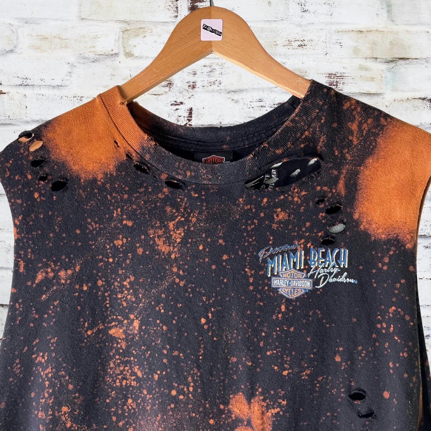 Harley Davidson Miami Distressed T-Shirt