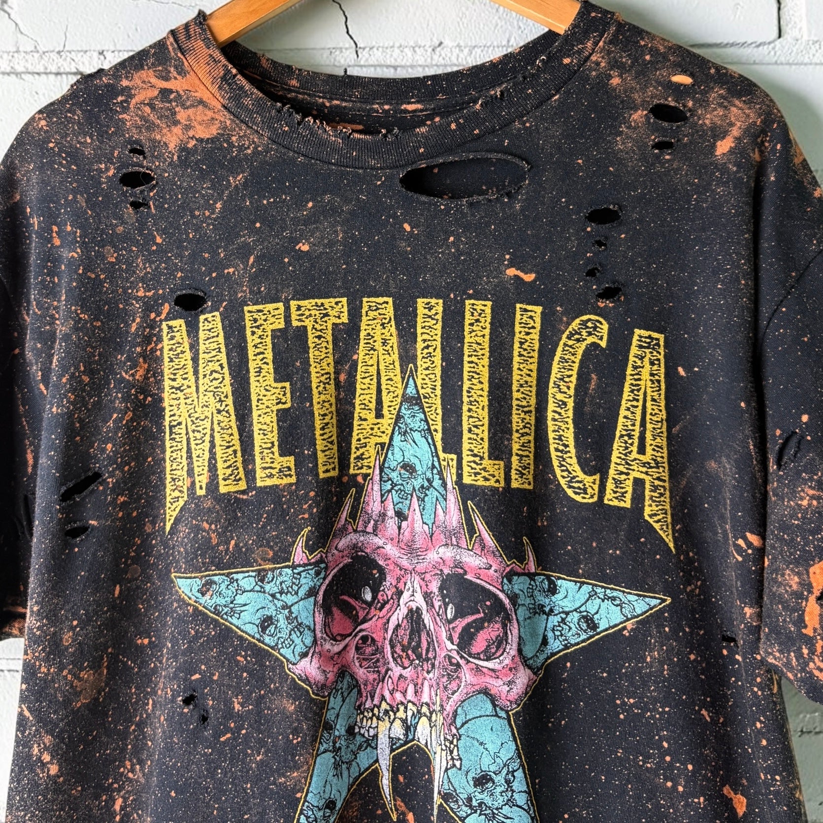 Metallica - King Nothing Bleached Distressed Tee