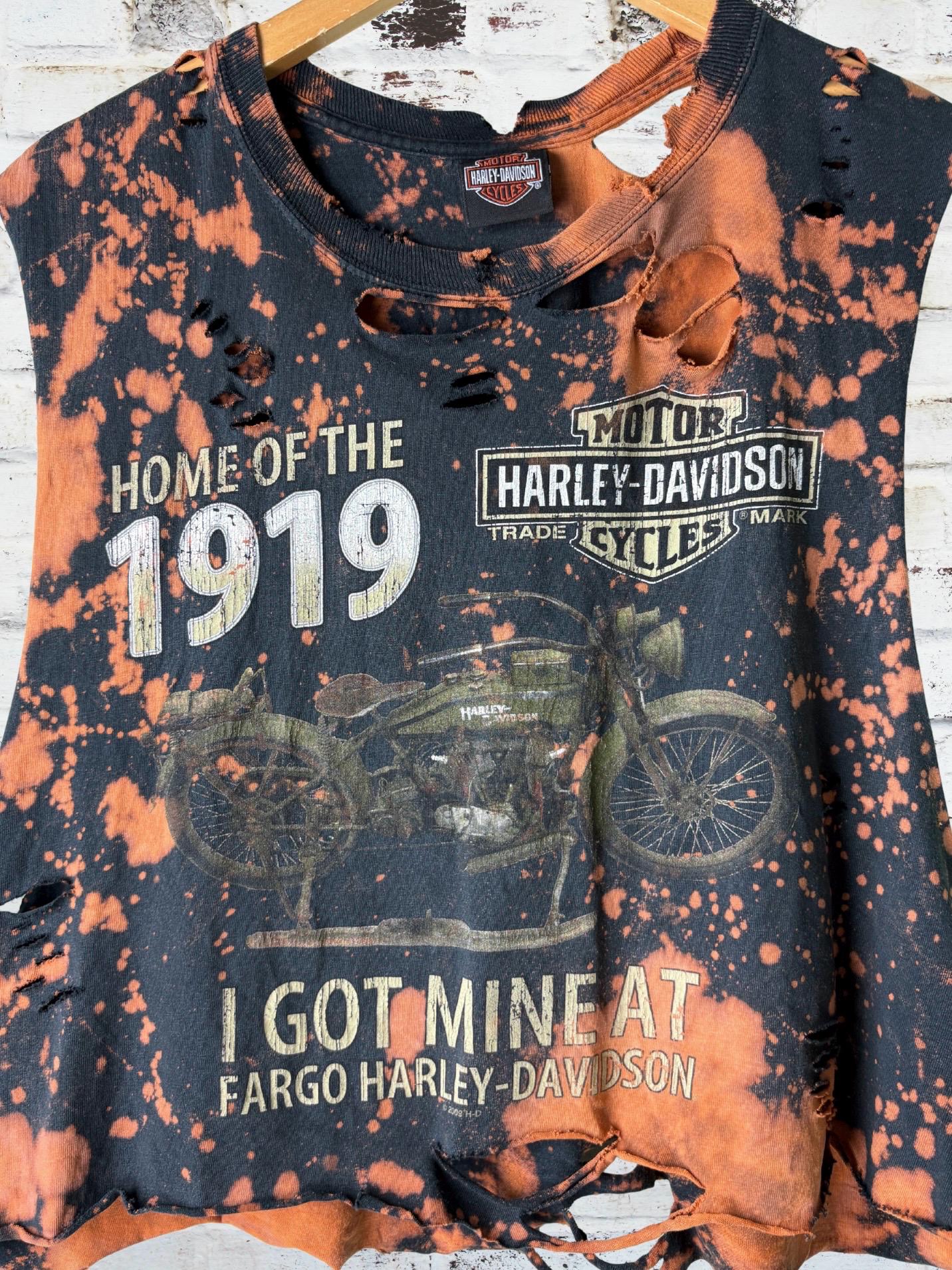 Harley Davidson Fargo Shredded Tee