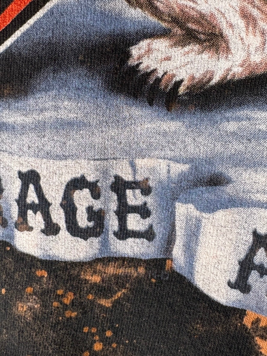 Harley Davidson Alaska Bleached Distressed Cropped T-shirt