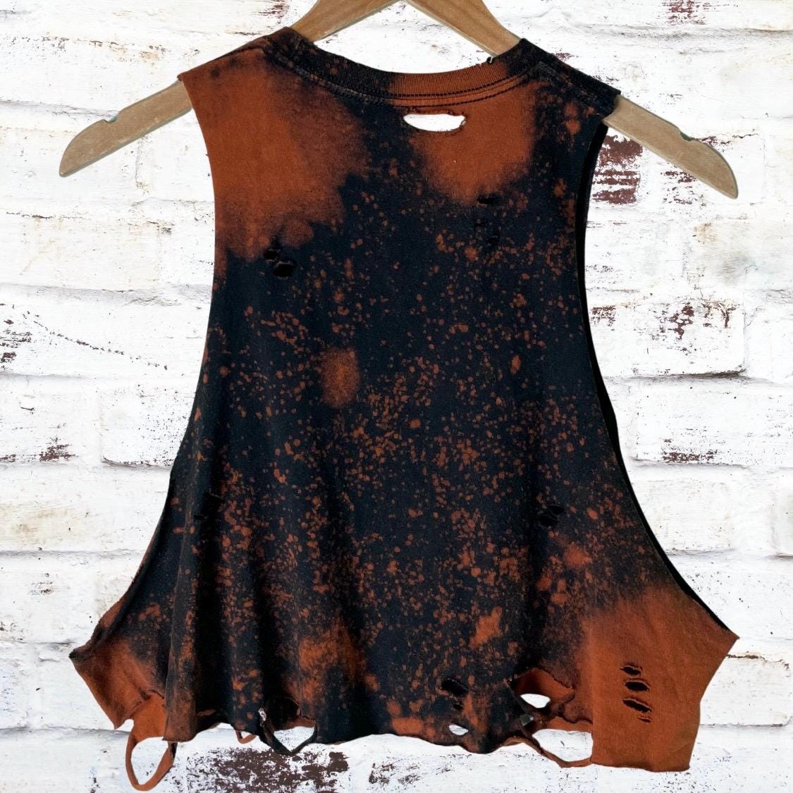 Motley Crue - Theatre Of Pain Bleached Custom Band Shirt