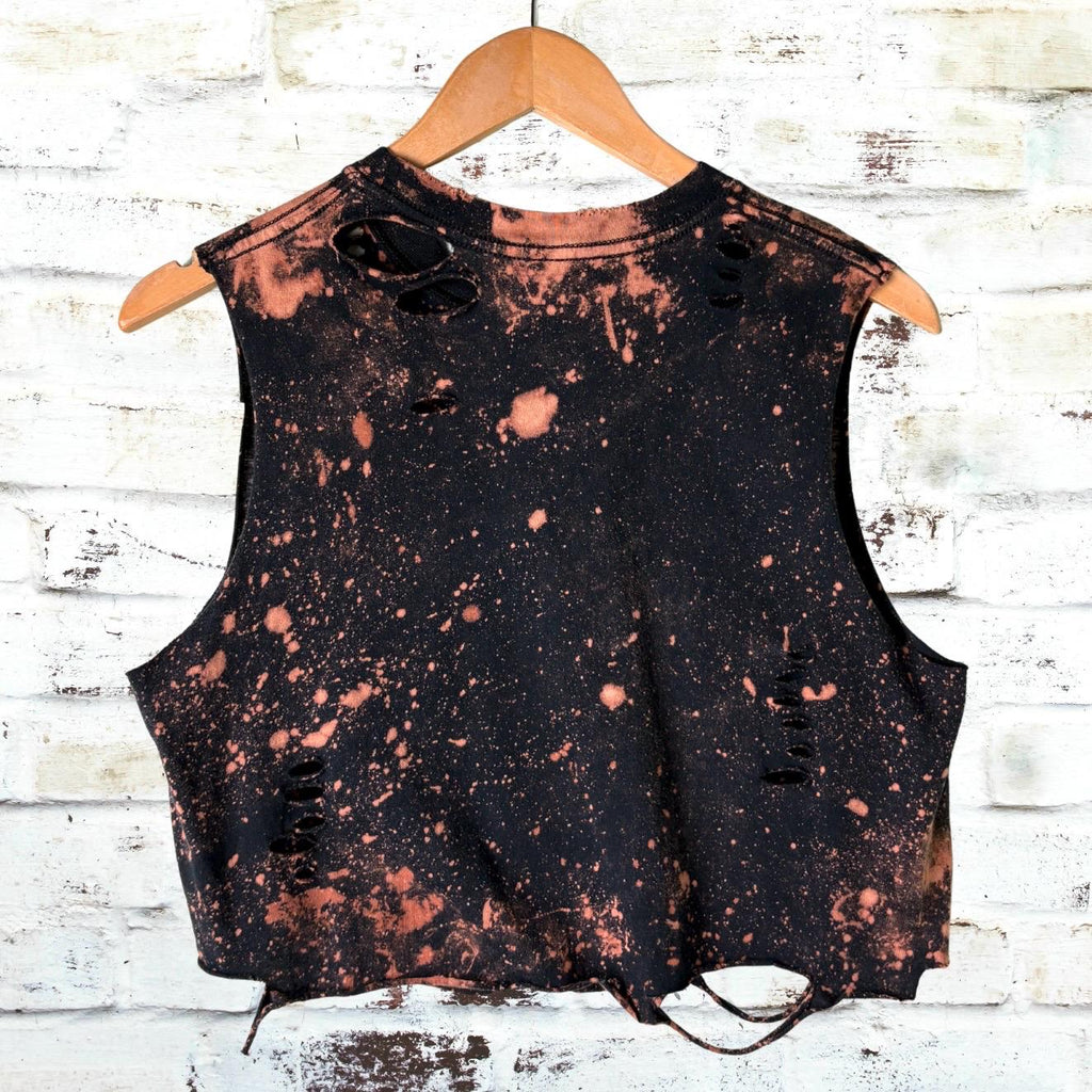 The Used - Vulnerable Bleacherd Shredded Tee