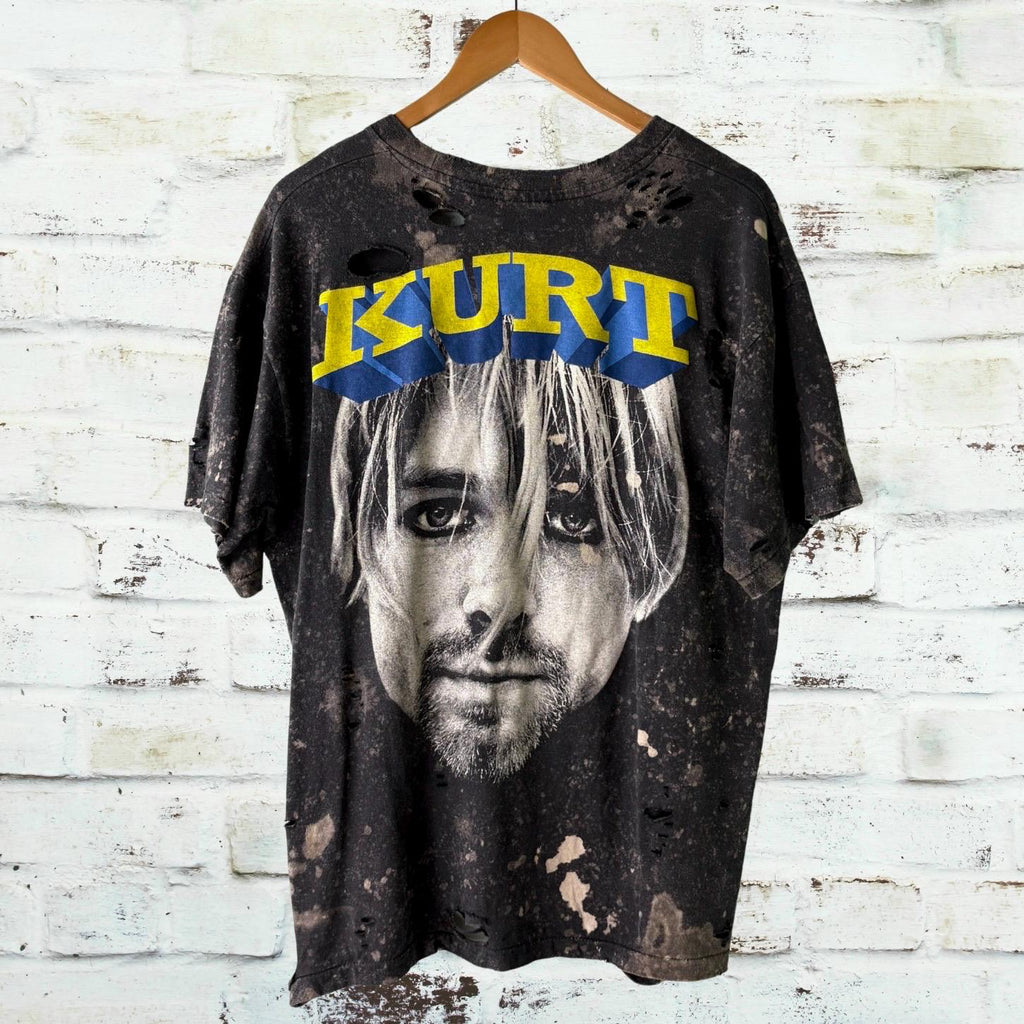 Kurt Cobain Thrashed Bleached Tee