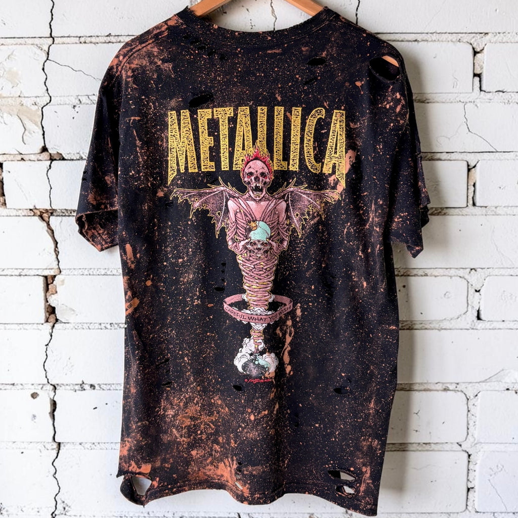 Metallica - King Nothing Bleached Distressed Tee