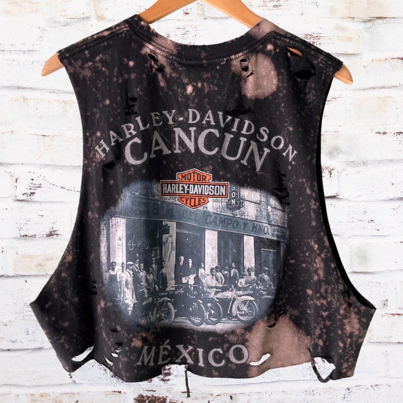 Harley Davidson Classic Logo Distressed Tee
