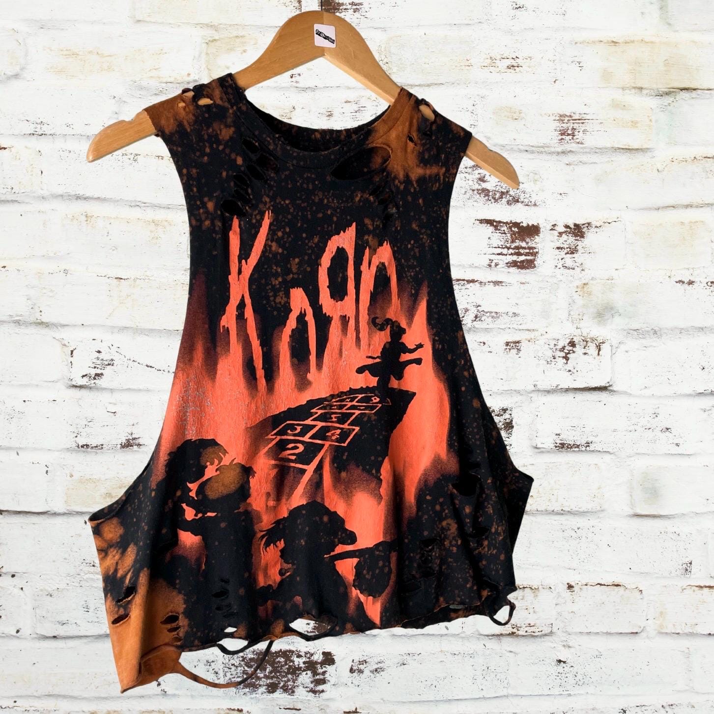 Korn Follow The Leader Distressed Tee