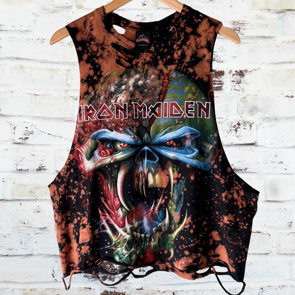 Iron Maiden Bleached Distressed Tee