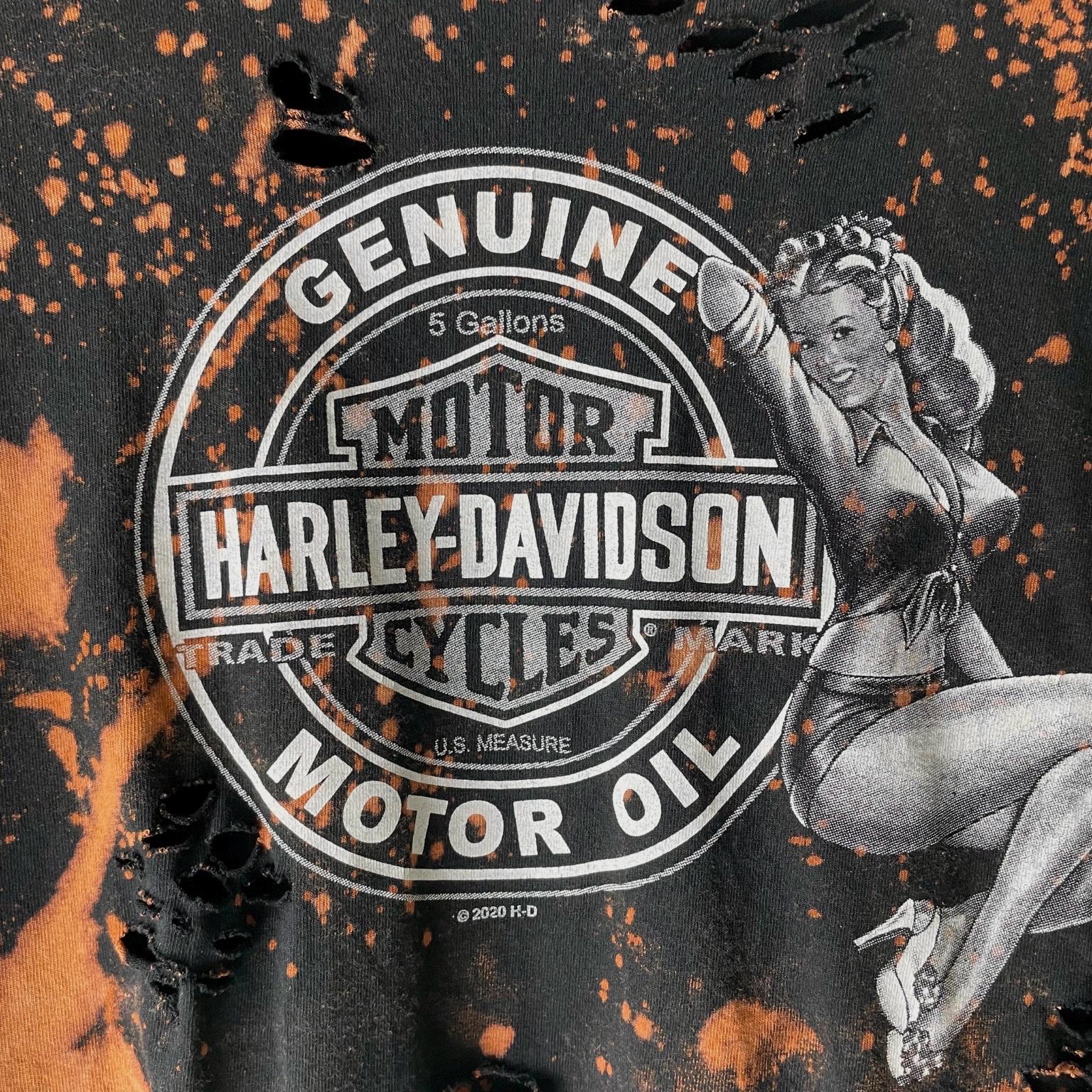 Harley Davidson Mexico Bleached Crop Tee