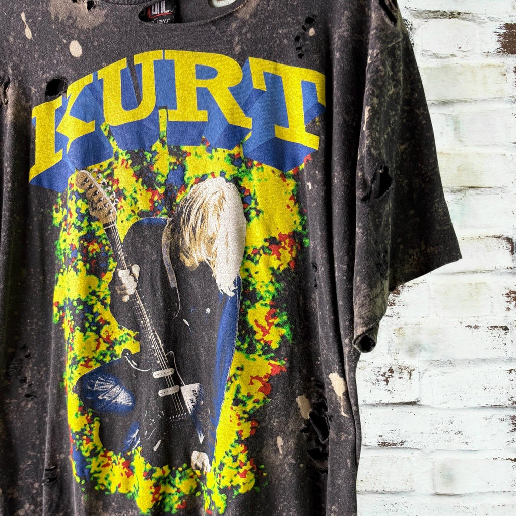 Kurt Cobain Thrashed Bleached Tee