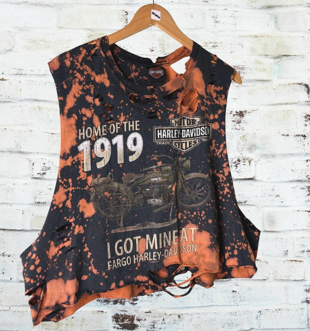 Harley Davidson Fargo Shredded Tee