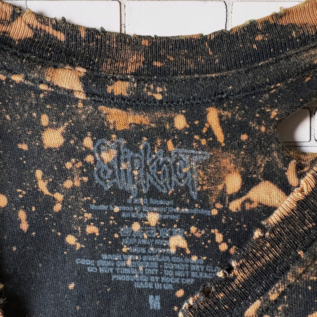 Slipknot Bleached Distressed Band Tee