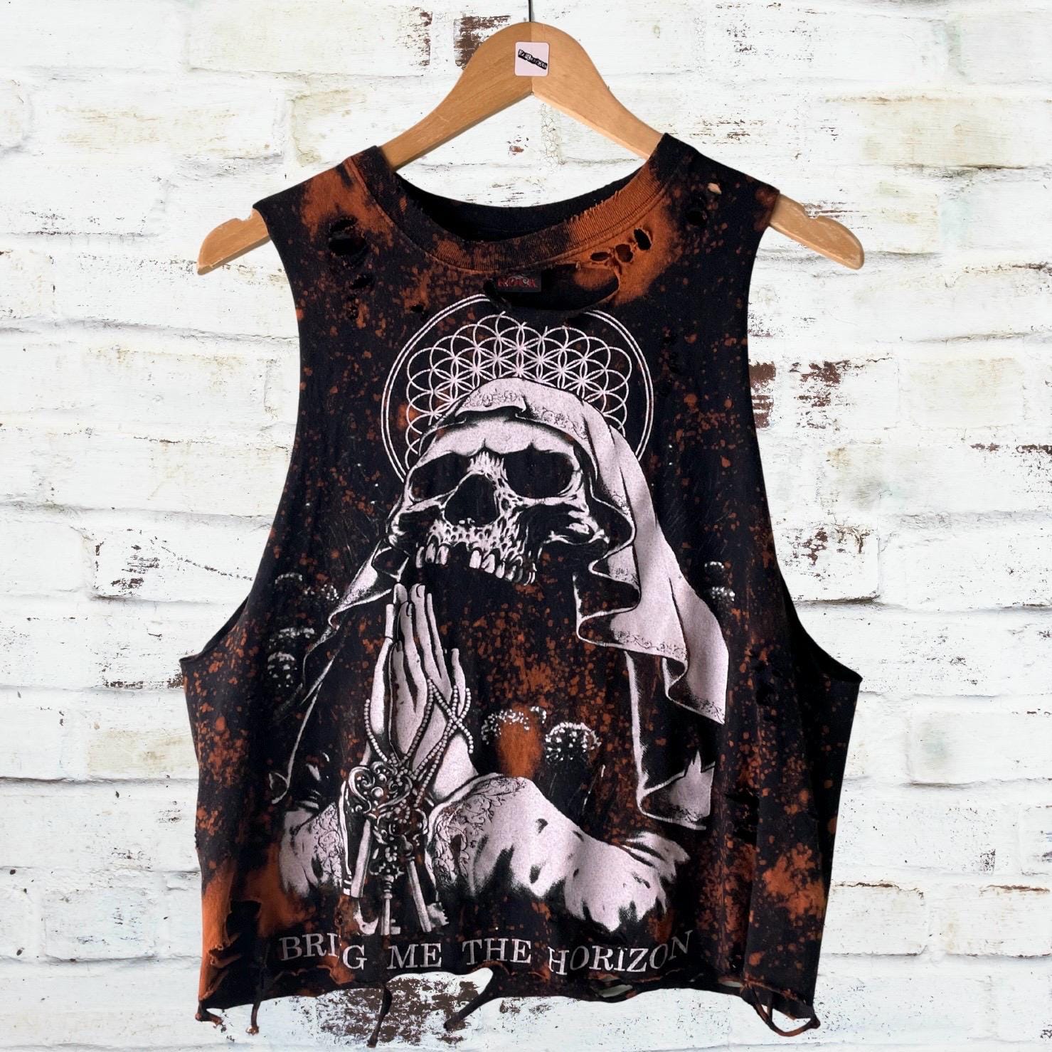 Bring Me The Horizon Cut Off Shredded Tee