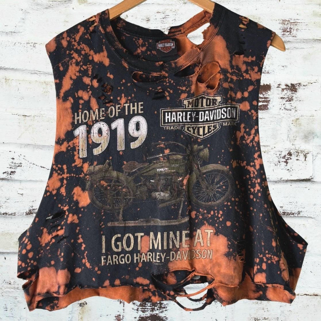 Harley Davidson Fargo Shredded Tee