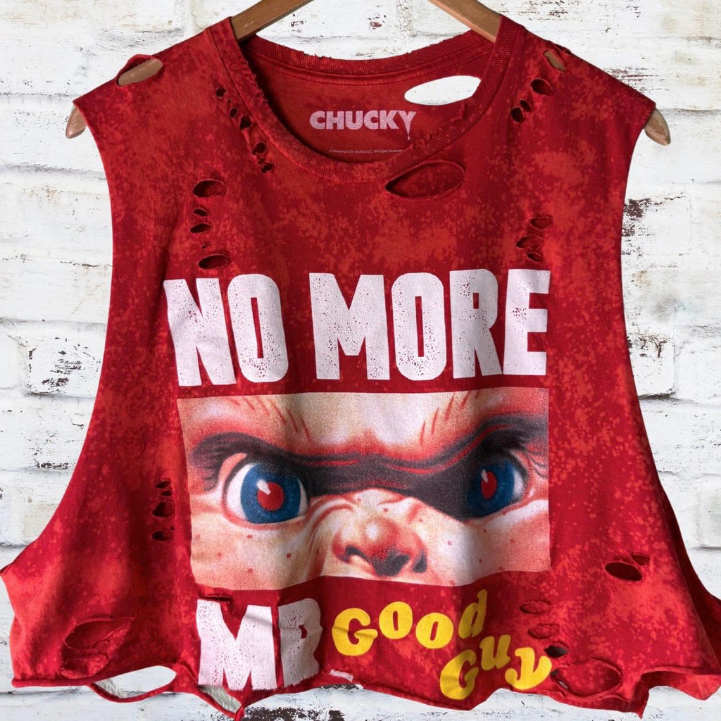 Chucky - No More Mr Good Guy Bleached Distressed Tee