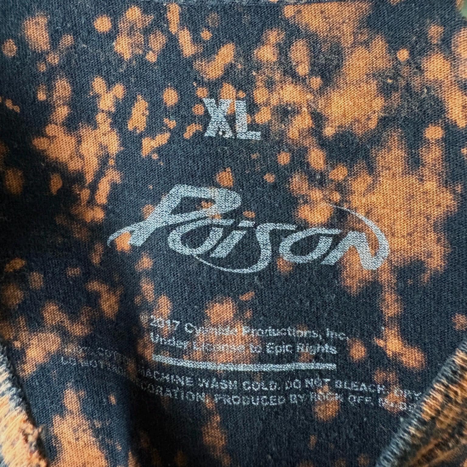 Poison - In Poison We Trust Bleached Band Tee