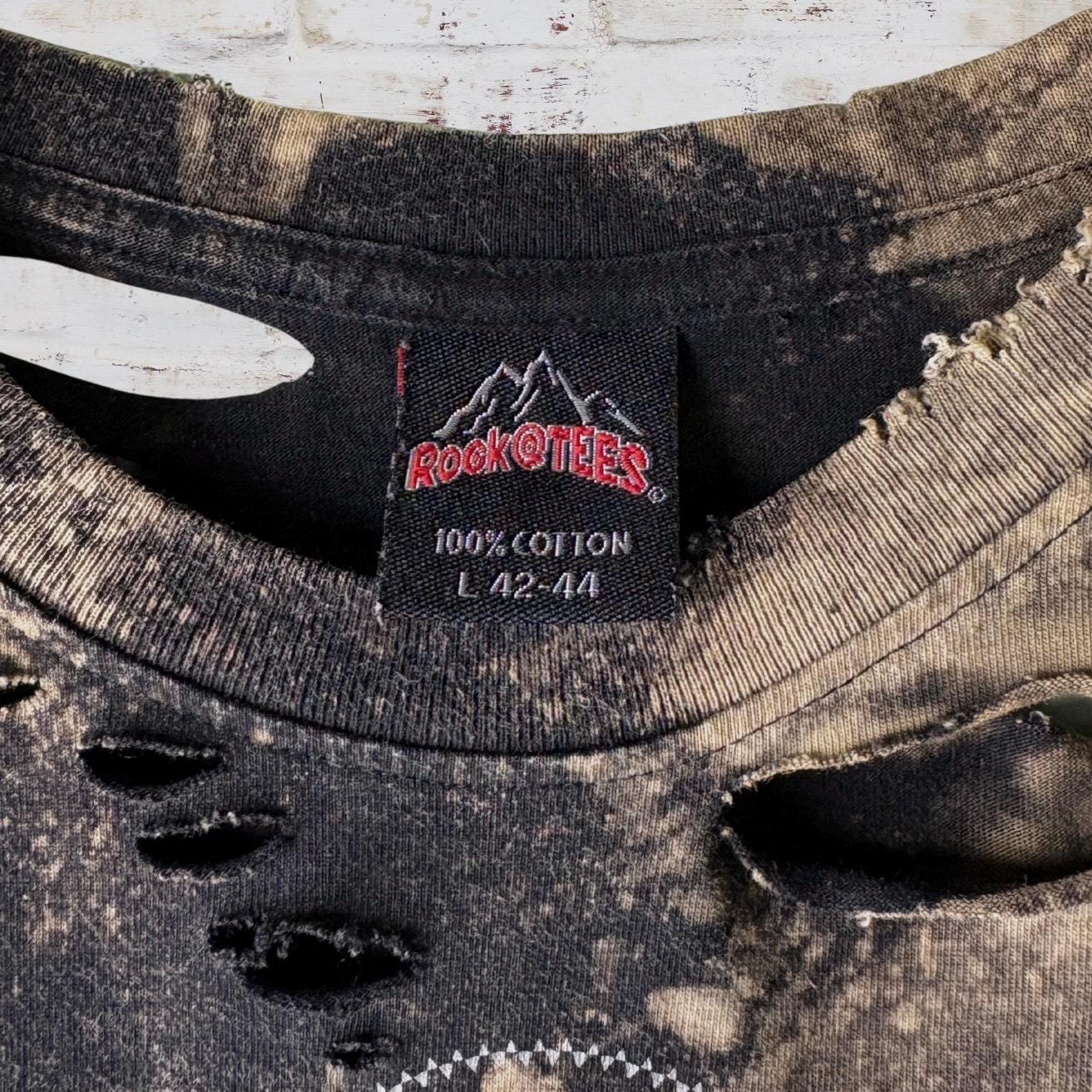 AC/DC Black Ice Shredded Band Tee