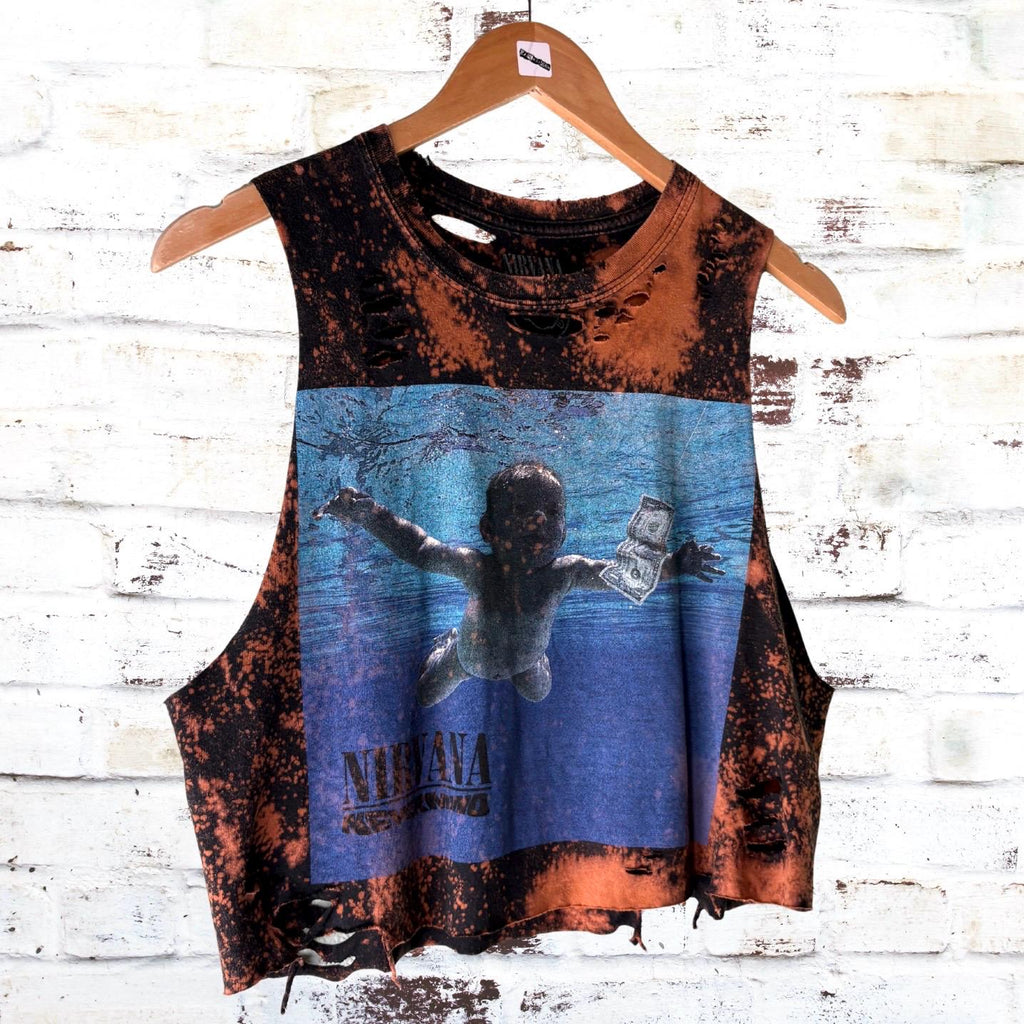 Nirvana Nevermind Bleached Custom Band Tee