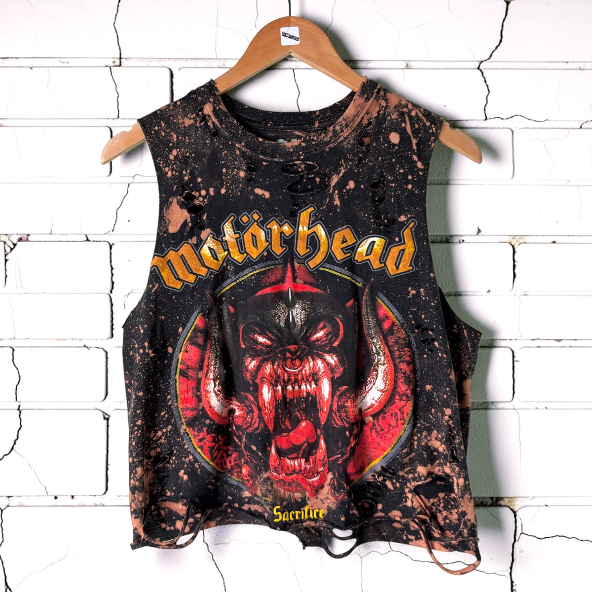 Motörhead Bleached Distressed Band Tee
