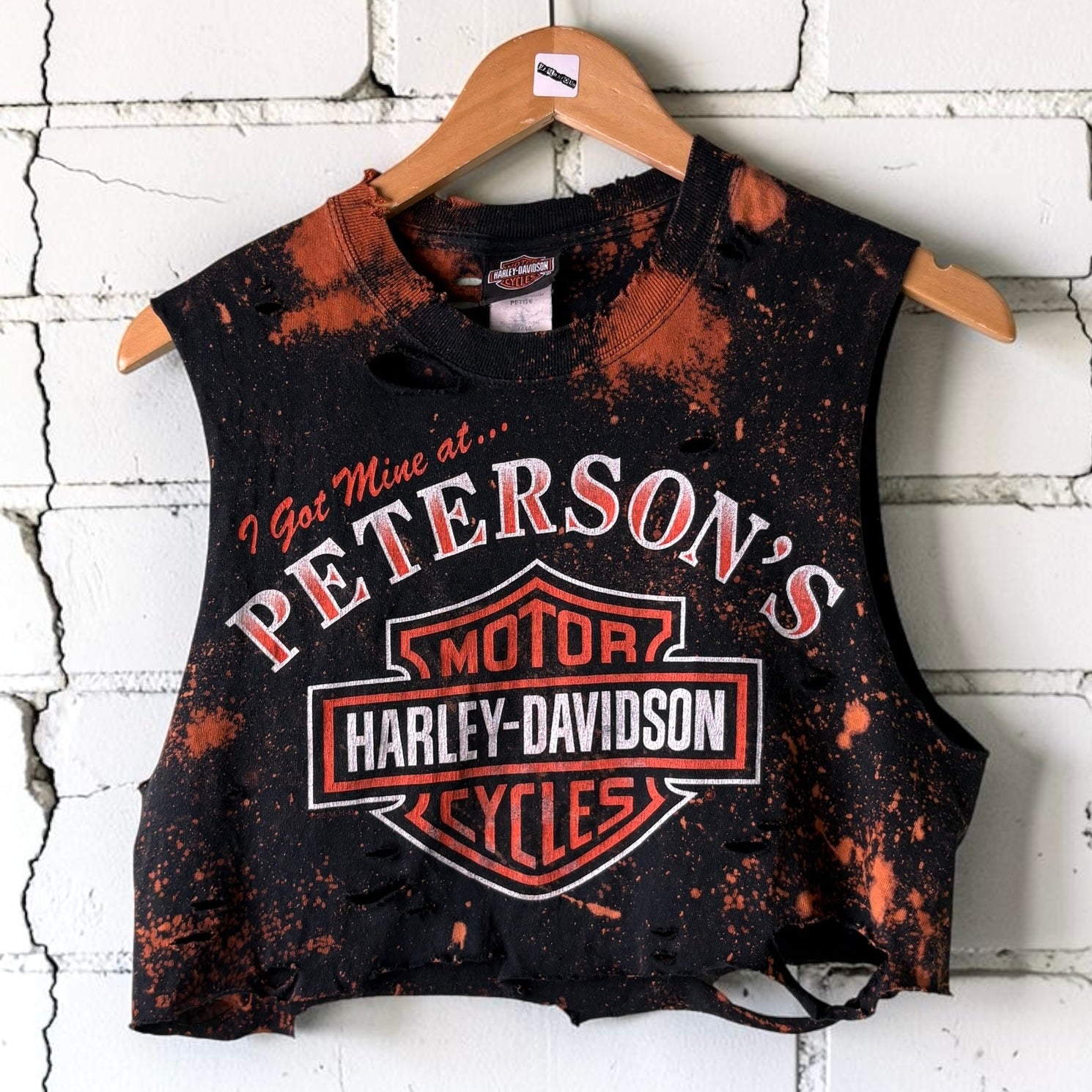 Harley Davidson Florida Bleached Classic Logo Tee