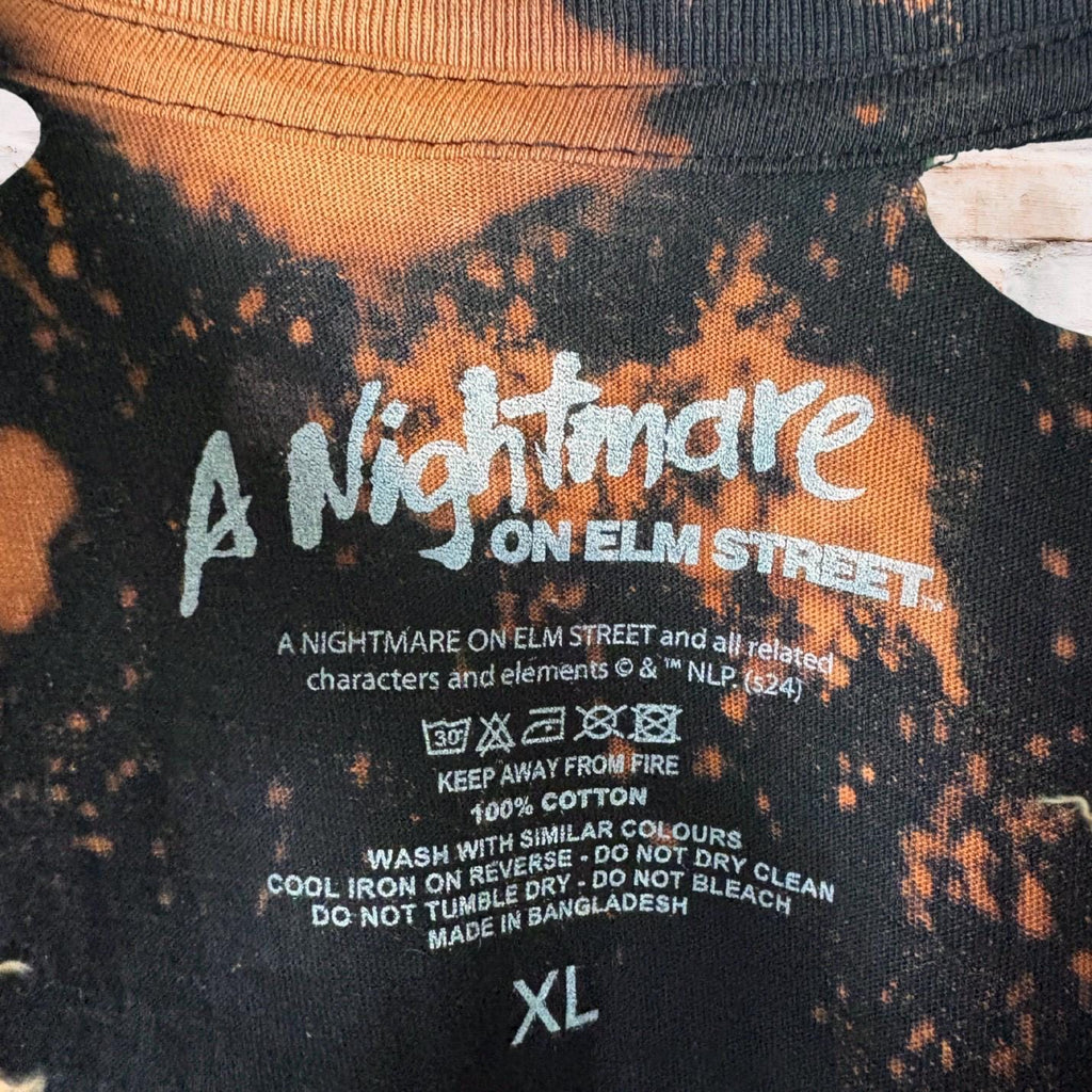 A Nightmare On Elm Street Distressed Horror Tee