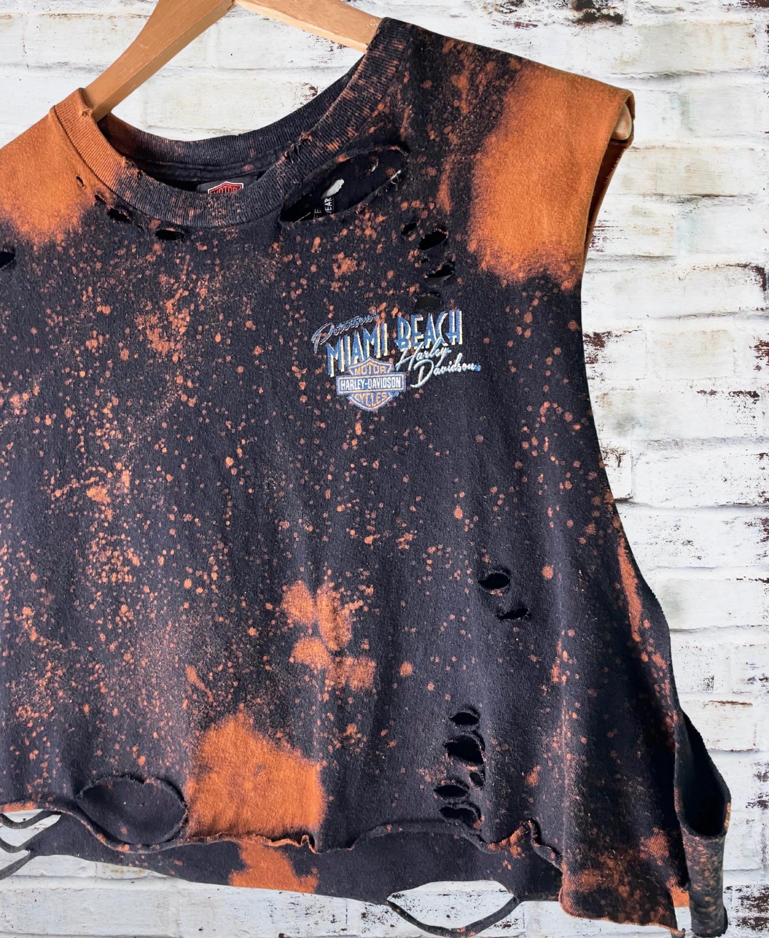 Harley Davidson Miami Distressed T-Shirt