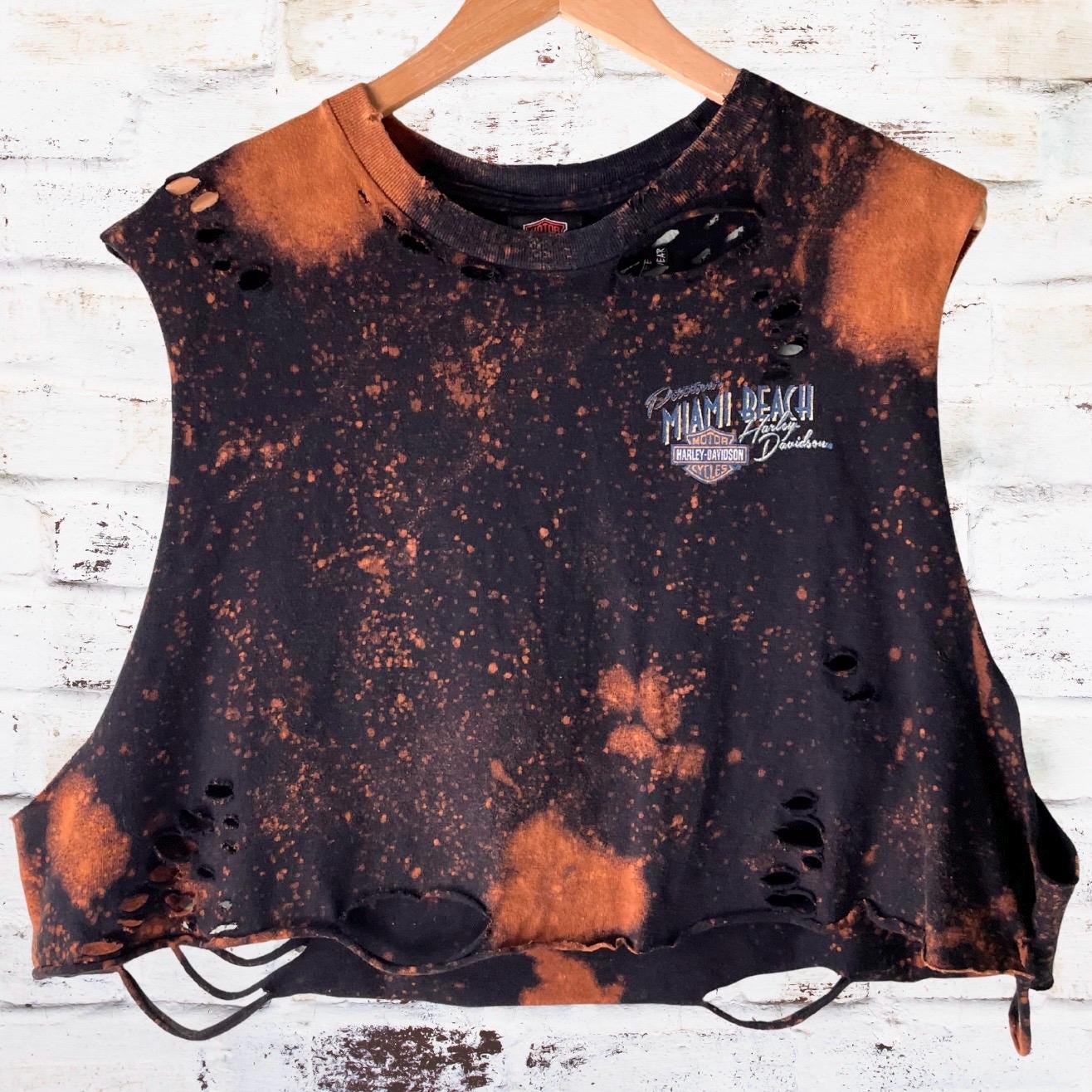Harley Davidson Miami Distressed T-Shirt