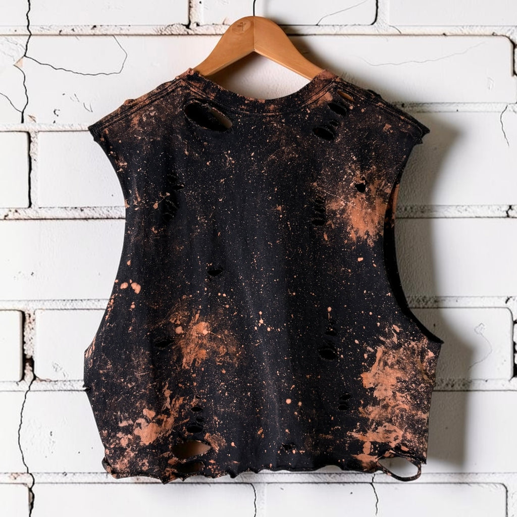 Metallica - Master Of Puppets Bleached Distressed Tee