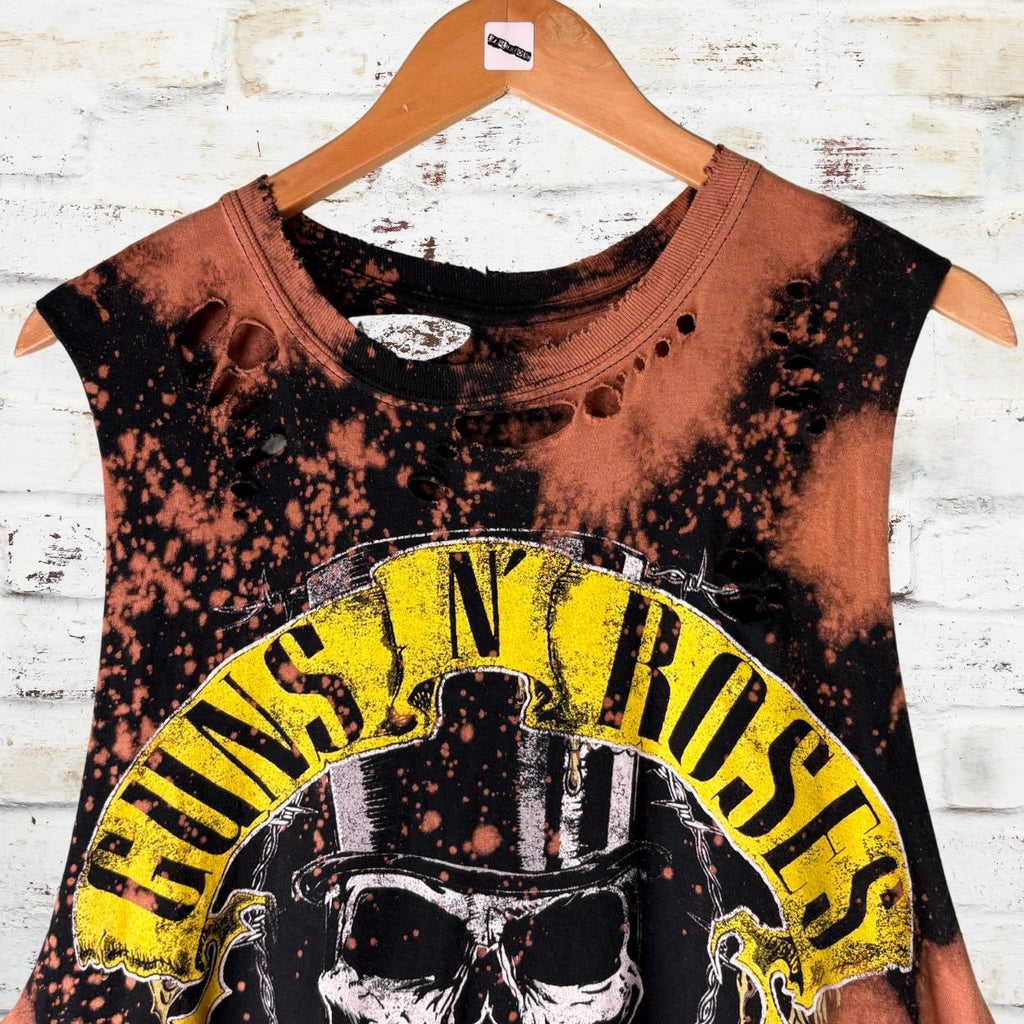 Guns n Roses Bleached Distressed Tee