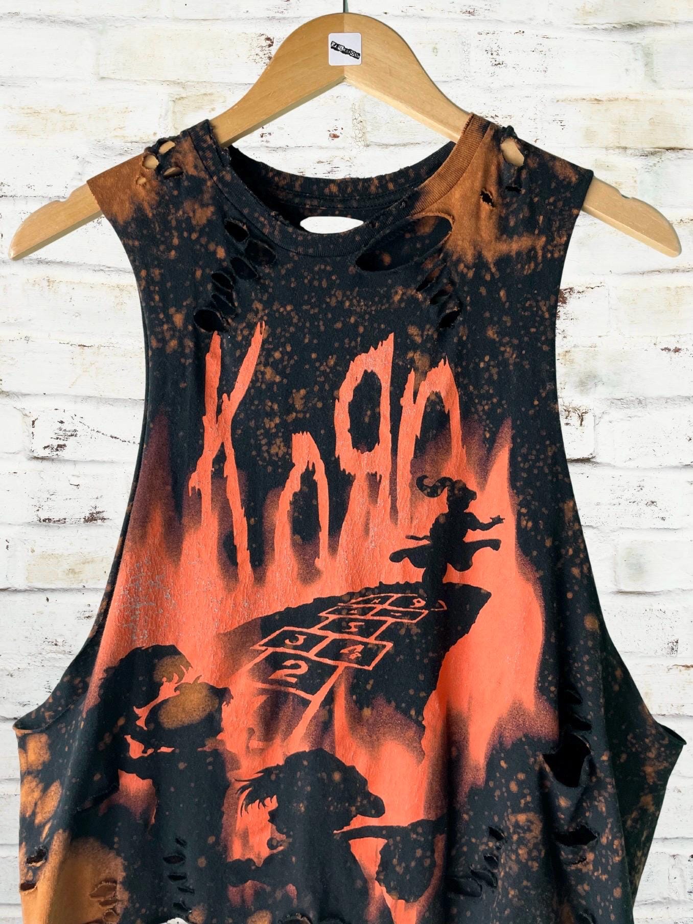 Korn Follow The Leader Distressed Tee