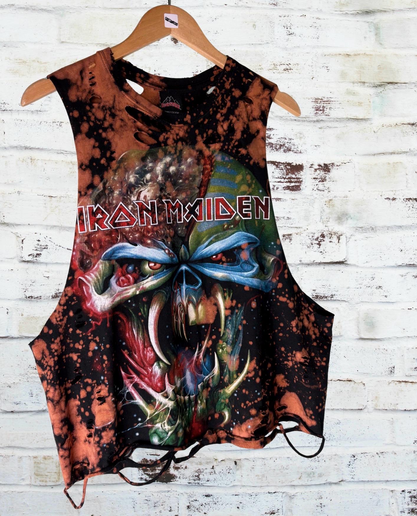 Iron Maiden Bleached Distressed Tee