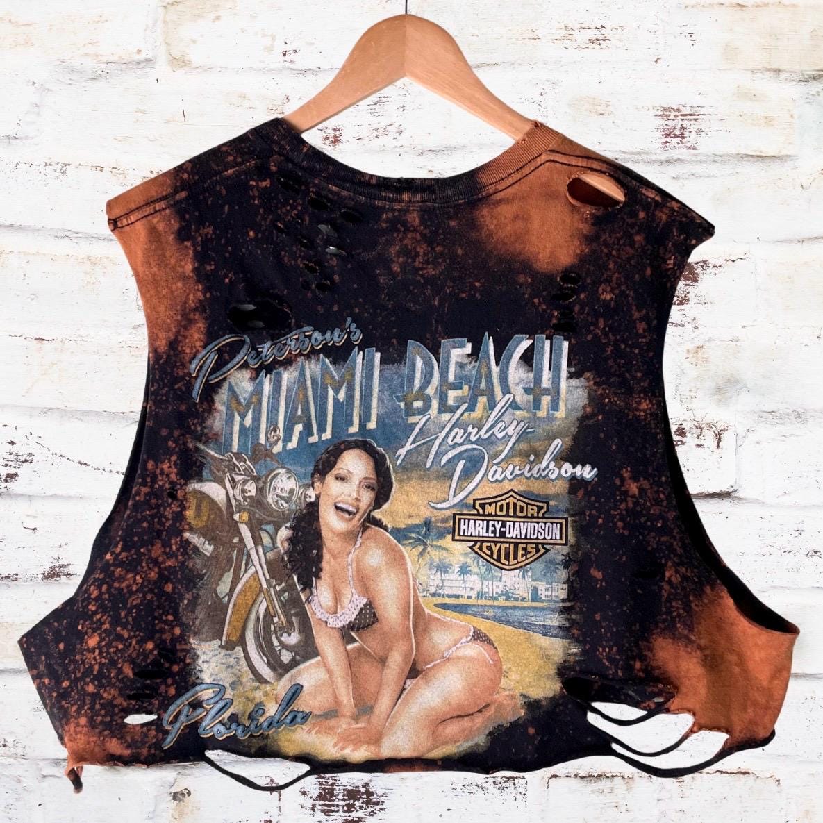 Harley Davidson Miami Distressed T-Shirt