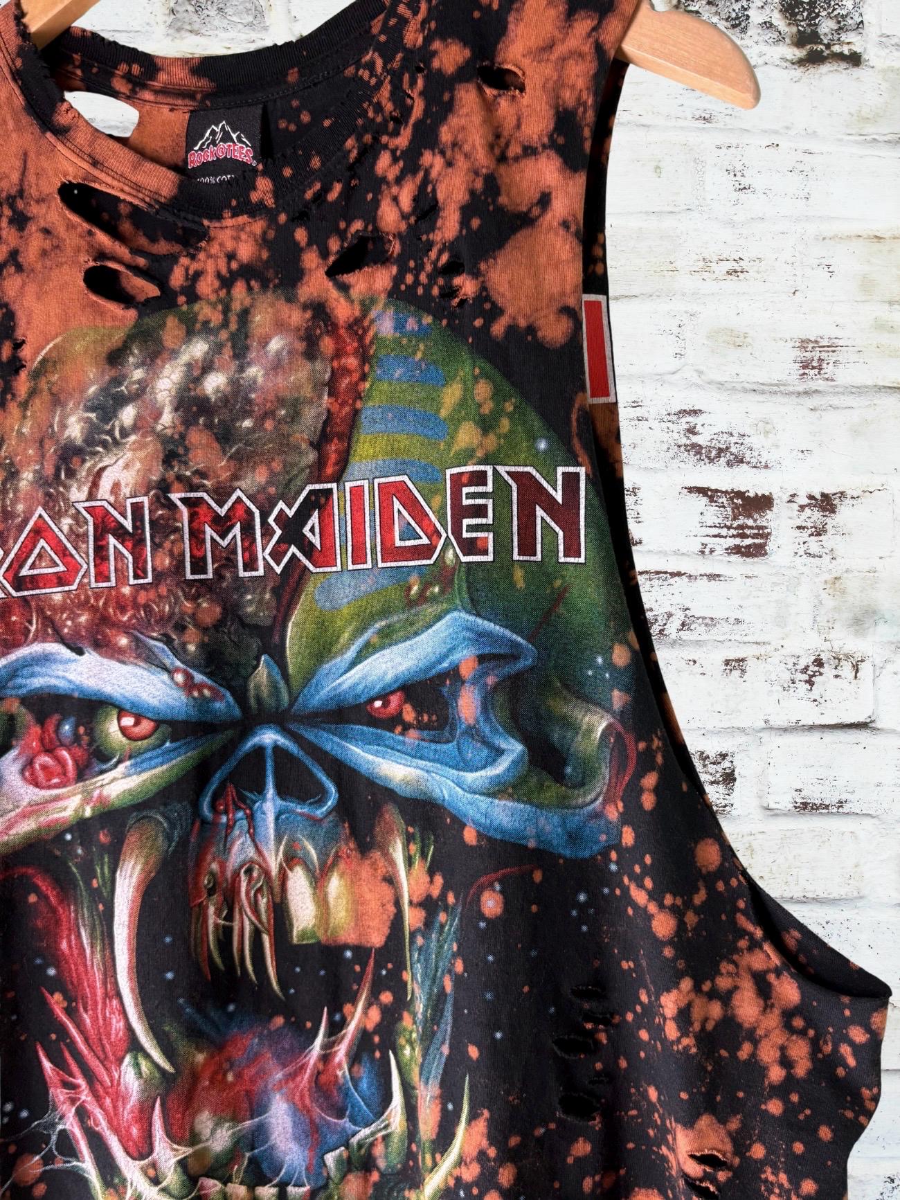 Iron Maiden Bleached Distressed Tee