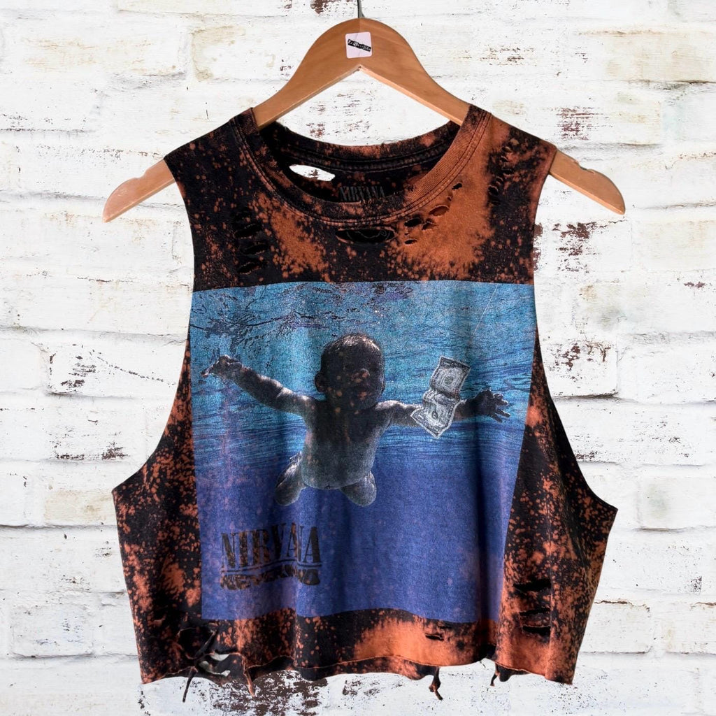 Nirvana Nevermind Bleached Custom Band Tee