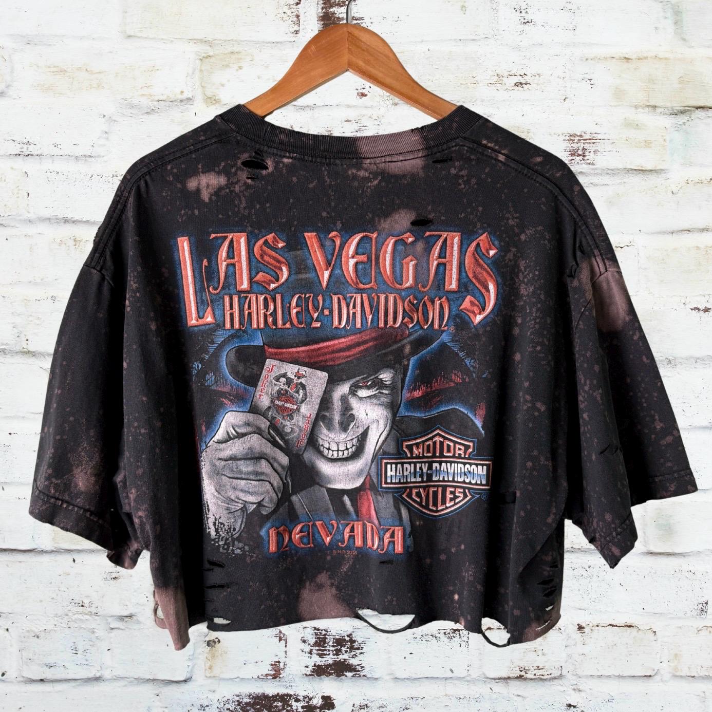 Harley Davidson Las Vegas Cropped Tee – ENGlorious