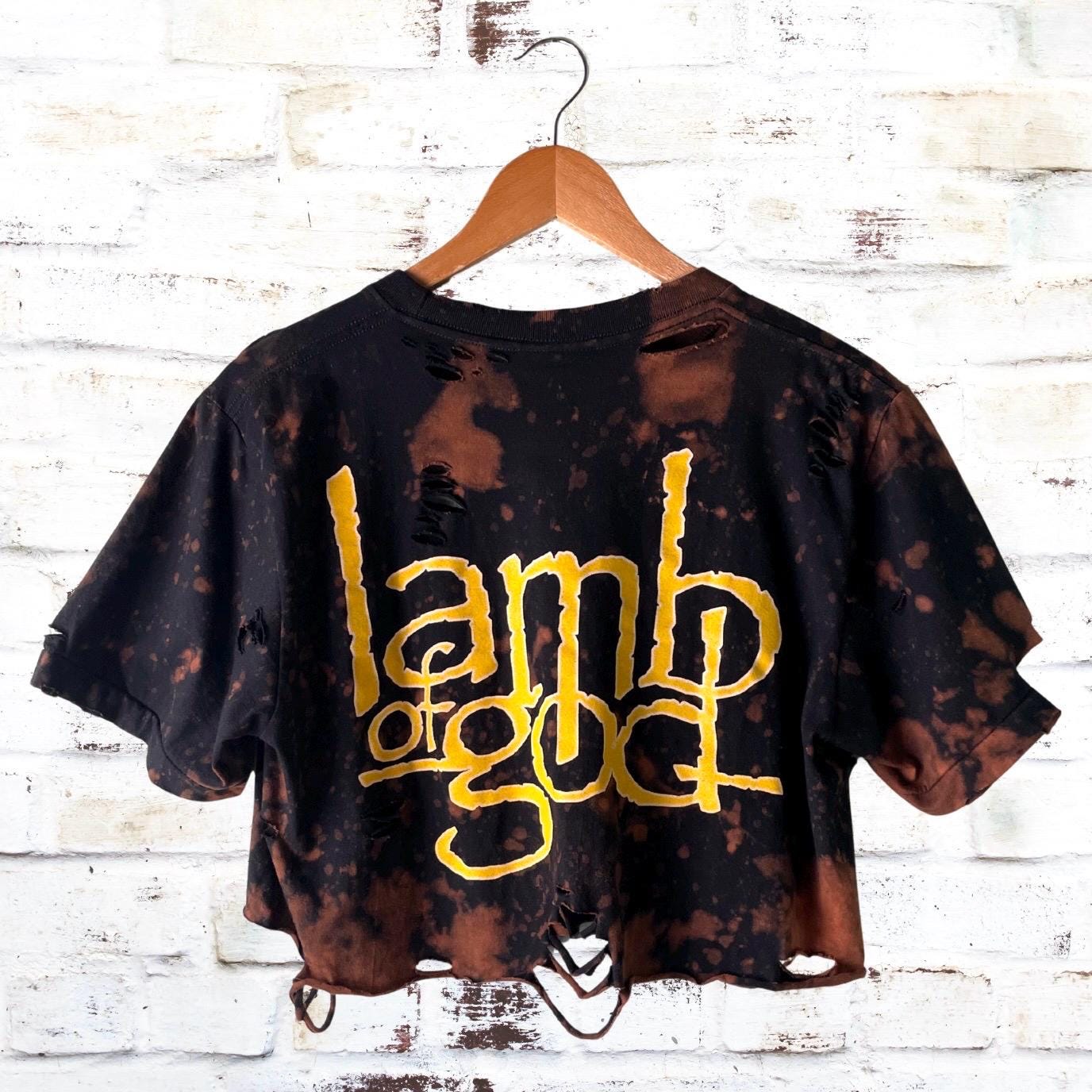Lamb Of God Cropped Thrashed Tee