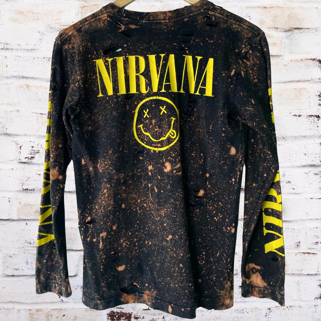 Nirvana Classic Smiley Logo Long Sleeve Tee