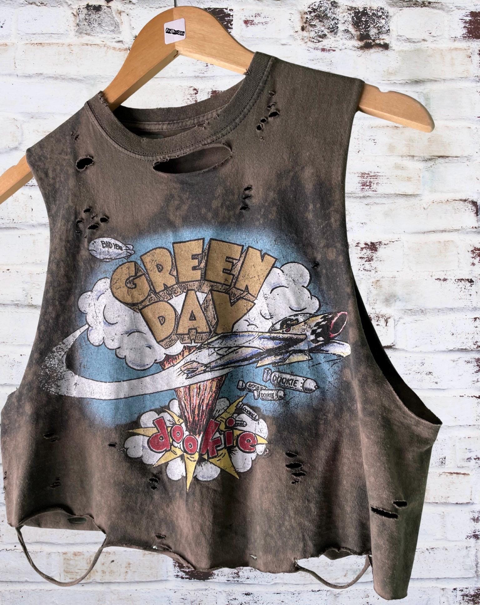 Green Day Dookie Cropped T-Shirt