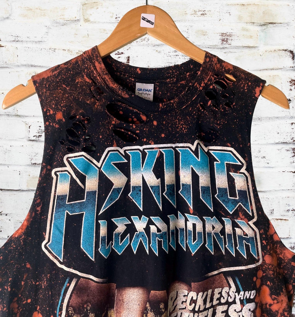 Asking Alexandria - Reckless And Relentless Thrashed Band Shirt