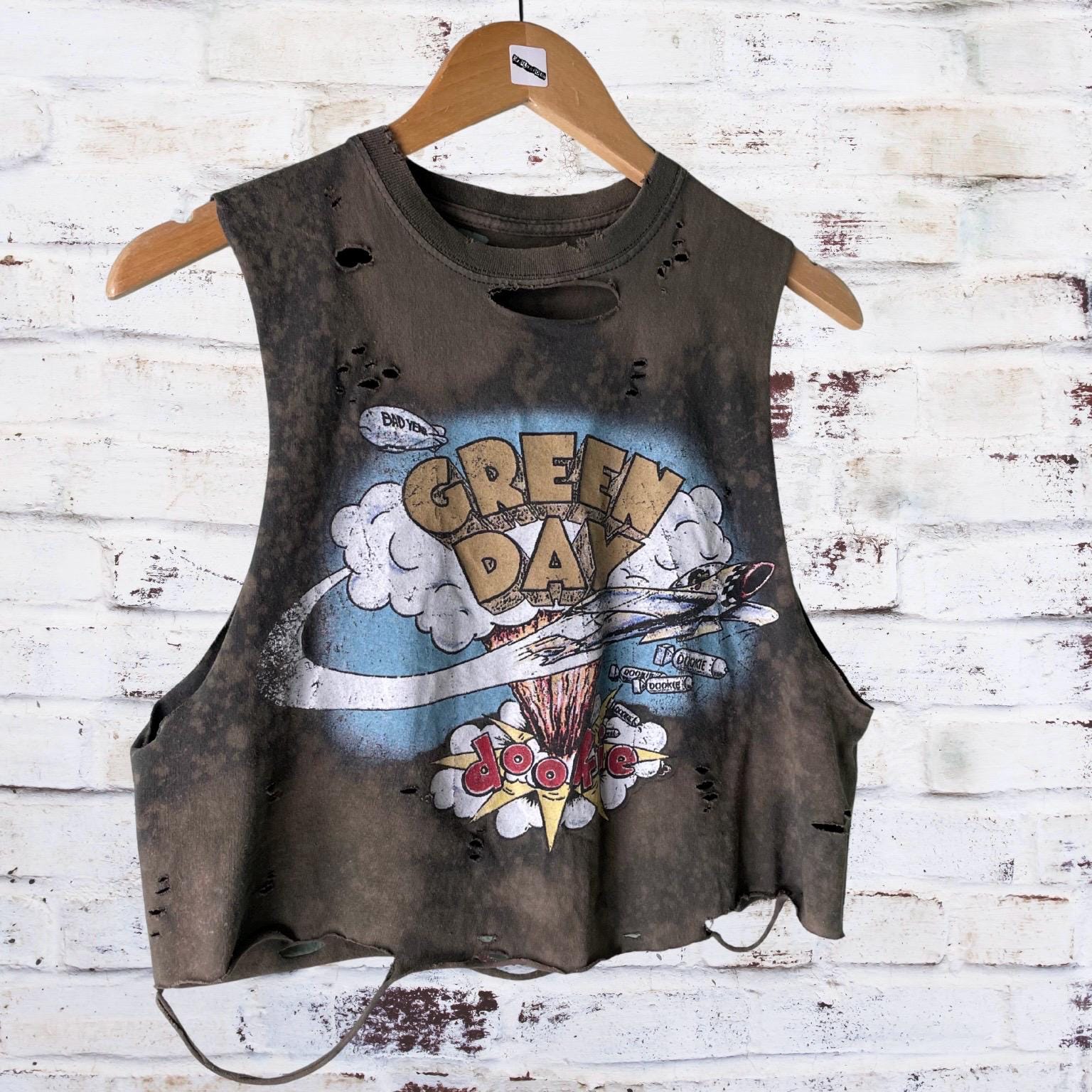 Green Day Dookie Cropped T-Shirt