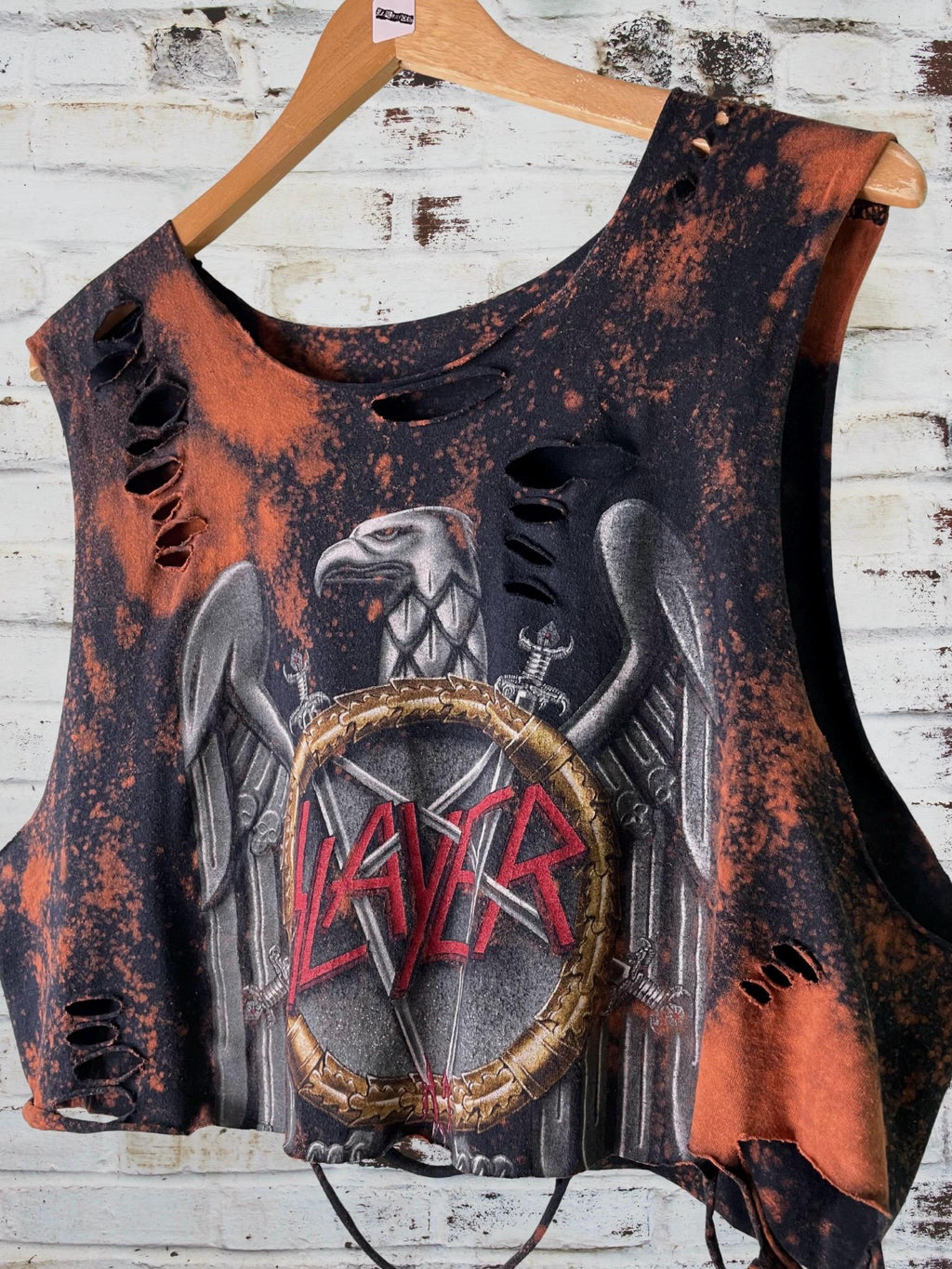 Slayer Classic Logo Thrashed Tee