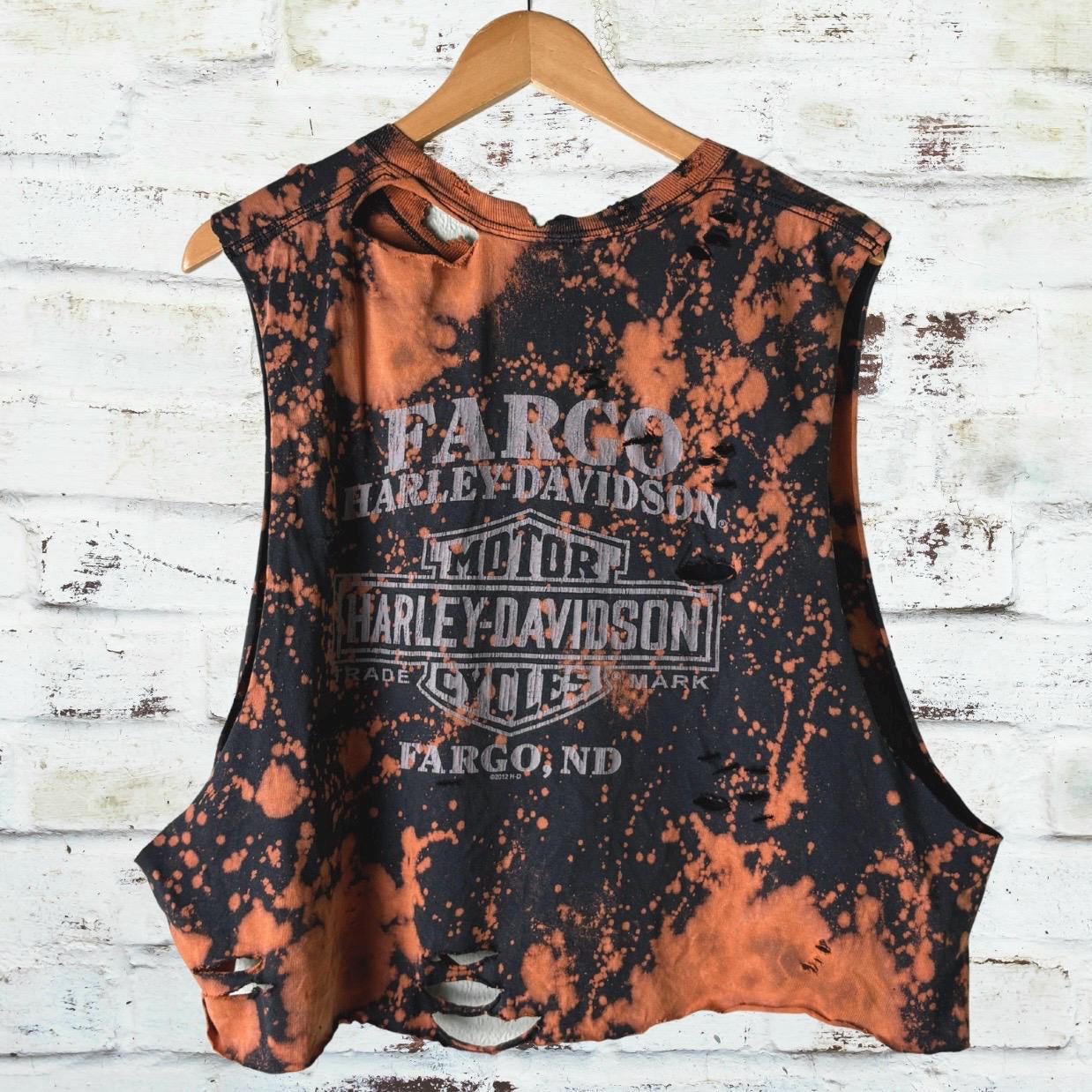 Harley Davidson Fargo Shredded Tee