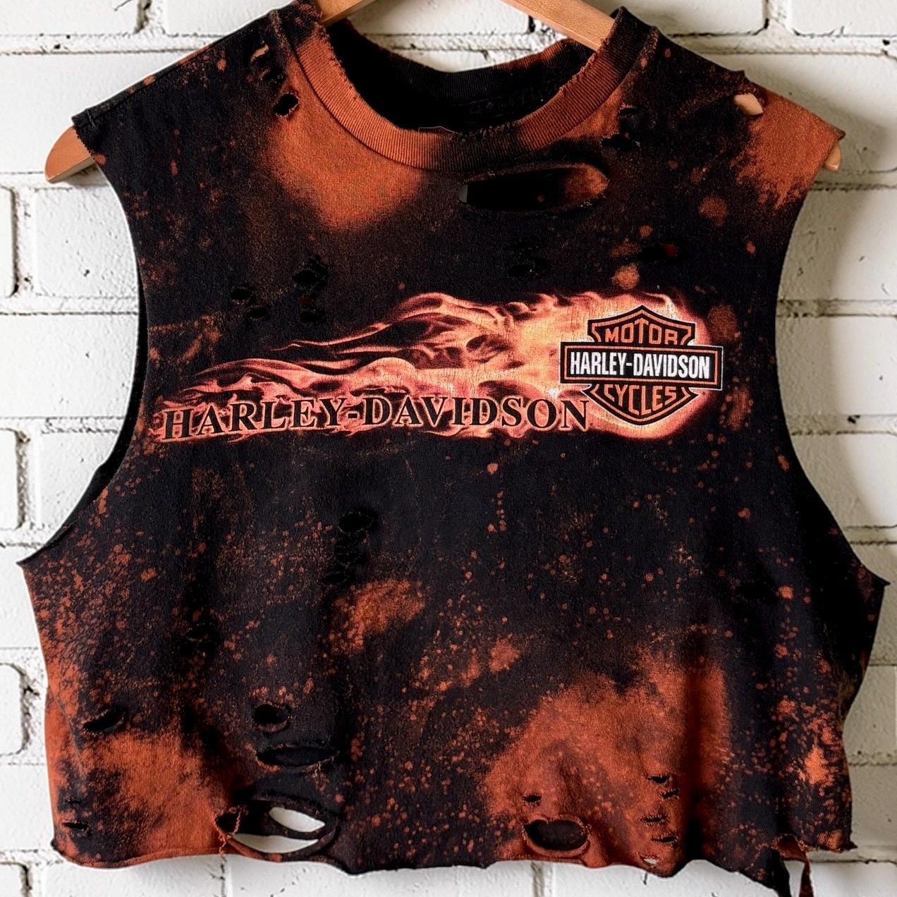 Harley Davidson Minneapolis Bleached distressed T-Shirt