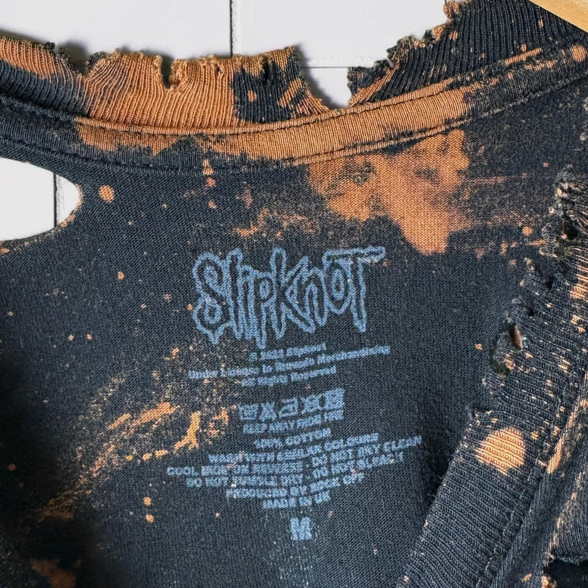 Slipknot Distressed Band Tee Size Medium
