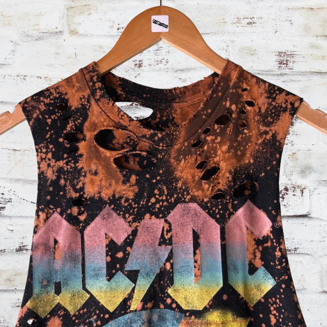 AC/DC -For Those About To Rock Shredded Band Tee