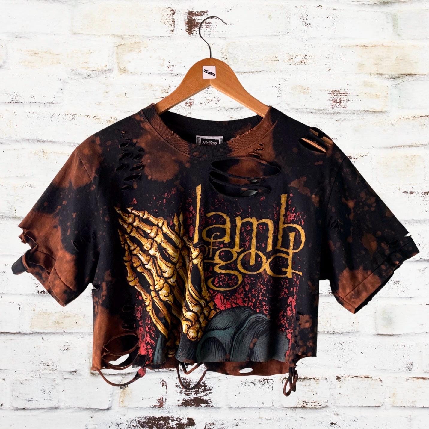 Lamb Of God Cropped Thrashed Tee