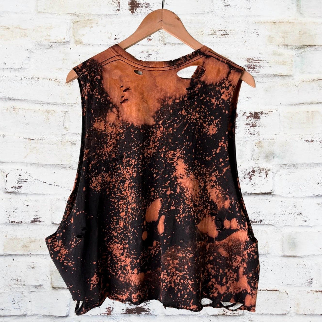 Halloween Michael Myers Bleached Distressed Horror Tee