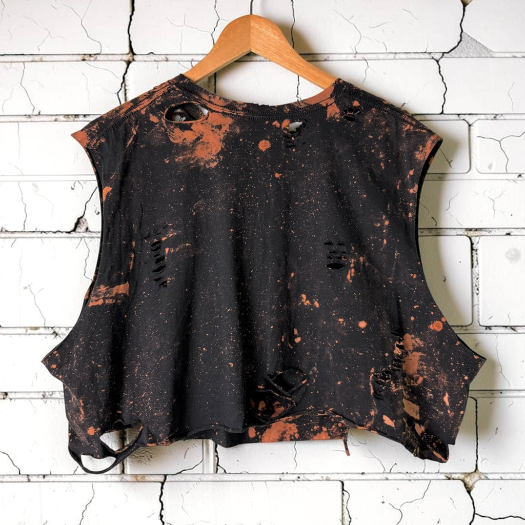 Iron Maiden - Bleached Distressed Band Tee